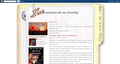 Desktop Screenshot of memoriasdeunzombie.blogspot.com