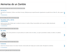 Tablet Screenshot of memoriasdeunzombie.blogspot.com