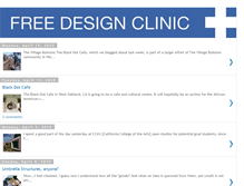 Tablet Screenshot of freedesignclinic.blogspot.com