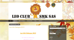 Desktop Screenshot of leoclubofsmksas.blogspot.com