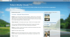 Desktop Screenshot of cloudywindz.blogspot.com