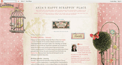 Desktop Screenshot of anjashappyscrappinplace.blogspot.com