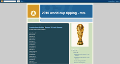 Desktop Screenshot of mtsworldcup2010.blogspot.com