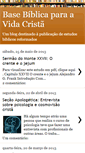 Mobile Screenshot of base-biblica.blogspot.com