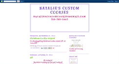 Desktop Screenshot of nataliescustomcookies.blogspot.com