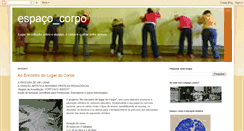 Desktop Screenshot of espacocorpo.blogspot.com