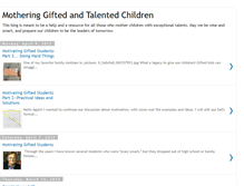 Tablet Screenshot of motheringgiftedandtalentedchildren.blogspot.com