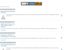 Tablet Screenshot of makeshiftmusician.blogspot.com