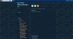 Desktop Screenshot of nurfitriawahyudiningrum.blogspot.com