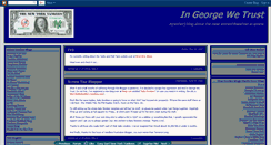 Desktop Screenshot of ingeorgewetrust.blogspot.com