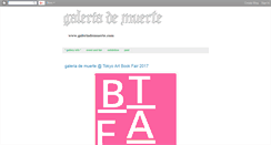 Desktop Screenshot of galeria-de-muerte.blogspot.com