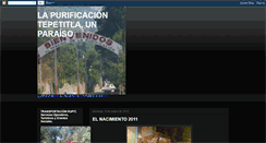 Desktop Screenshot of lapurificaciontepetitla.blogspot.com