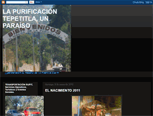 Tablet Screenshot of lapurificaciontepetitla.blogspot.com