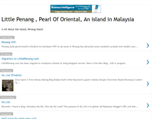 Tablet Screenshot of mylittlepenang.blogspot.com
