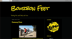 Desktop Screenshot of bourbonfeet.blogspot.com