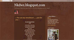 Desktop Screenshot of nkdwz.blogspot.com