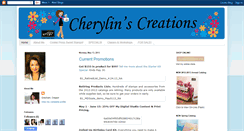 Desktop Screenshot of cherylinscreations.blogspot.com