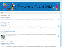 Tablet Screenshot of cherylinscreations.blogspot.com