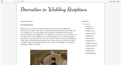 Desktop Screenshot of decorationinweddingreceptions.blogspot.com