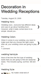 Mobile Screenshot of decorationinweddingreceptions.blogspot.com