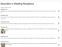 Tablet Screenshot of decorationinweddingreceptions.blogspot.com