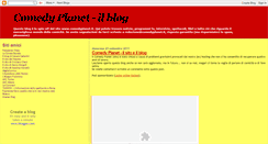 Desktop Screenshot of comedyplanet.blogspot.com