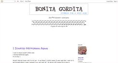 Desktop Screenshot of bonita-gordita.blogspot.com