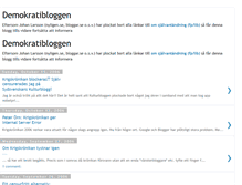 Tablet Screenshot of demokratibloggen.blogspot.com