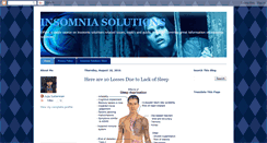 Desktop Screenshot of insomnia-solutions.blogspot.com