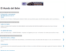 Tablet Screenshot of mundosdelbebe.blogspot.com