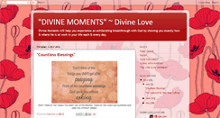 Desktop Screenshot of divinemoments7.blogspot.com