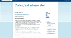 Desktop Screenshot of colloidaalzilver.blogspot.com