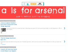 Tablet Screenshot of aisforarsenal.blogspot.com