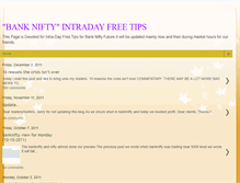 Tablet Screenshot of bankniftyintradaytips.blogspot.com