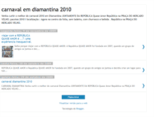Tablet Screenshot of carnavalemdiamantina2010.blogspot.com