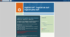 Desktop Screenshot of logiciel-turf.blogspot.com