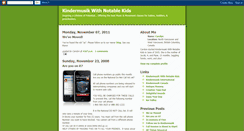 Desktop Screenshot of notablekids.blogspot.com