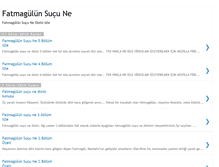Tablet Screenshot of fatmagulunsucu-ne-dizisi.blogspot.com