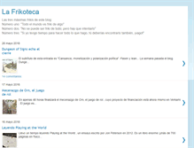 Tablet Screenshot of frikoteca.blogspot.com