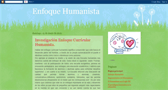 Desktop Screenshot of enfohumanista.blogspot.com