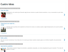 Tablet Screenshot of cuatroideas.blogspot.com