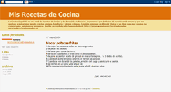 Desktop Screenshot of misrecetasdecocina.blogspot.com