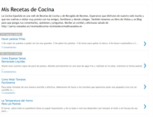 Tablet Screenshot of misrecetasdecocina.blogspot.com