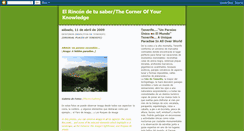 Desktop Screenshot of elrincondetusaber.blogspot.com
