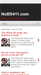 Mobile Screenshot of nobs411.blogspot.com