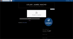 Desktop Screenshot of lelakijambumacho.blogspot.com