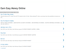 Tablet Screenshot of learn2earneasymoney.blogspot.com