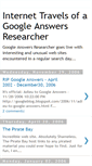 Mobile Screenshot of googleanswersresearcher.blogspot.com