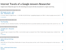 Tablet Screenshot of googleanswersresearcher.blogspot.com