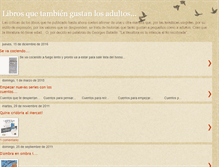 Tablet Screenshot of librosparapequeosquegustanalosadultos.blogspot.com